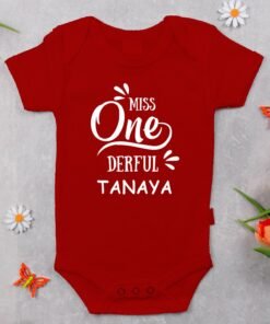 Alternative view of Personalized First Birthday Baby Rompers/T-Shirts