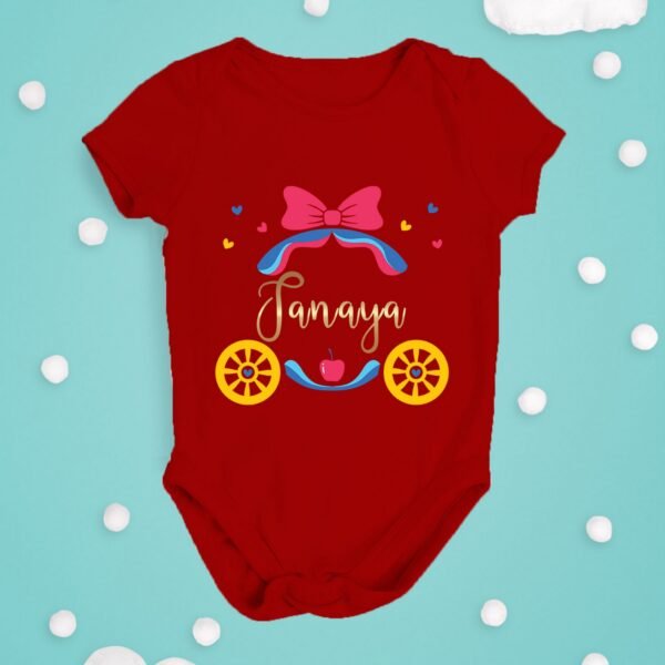 Alternative view of Personalised Baby Names Rompers & T-Shirts