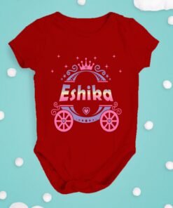 Alternative view of Personalised Baby Names Rompers & T-Shirts