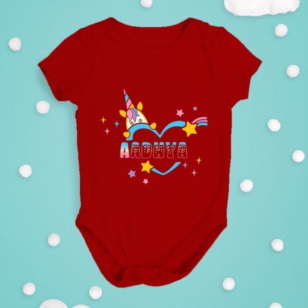 Alternative view of Personalised Baby Names Rompers & T-Shirts