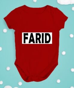 Alternative view of Personalised Baby Names Rompers & T-Shirts