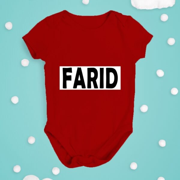 Alternative view of Personalised Baby Names Rompers & T-Shirts