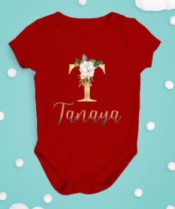 Personalised Baby Names Rompers & T-Shirts