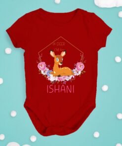 Alternative view of Personalised Baby Names Rompers & T-Shirts