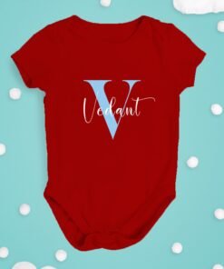 Alternative view of Personalised Baby Names Rompers & T-Shirts