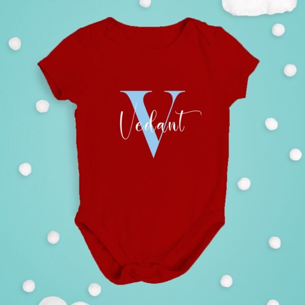 Alternative view of Personalised Baby Names Rompers & T-Shirts