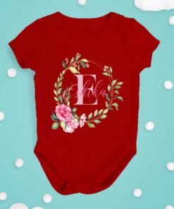 Alternative view of Personalised Baby Names Rompers & T-Shirts
