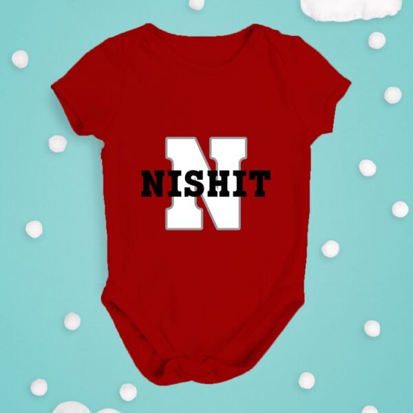 Alternative view of Personalised Baby Names Rompers & T-Shirts