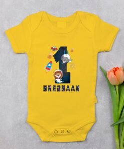 Alternative view of Personalized First Birthday Baby Rompers/T-Shirts