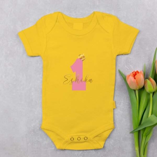 Personalized First Birthday Baby Rompers/T-Shirts