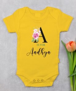 Personalised Baby Names Rompers & T-Shirts