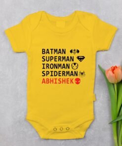 Personalised Baby Names Rompers & T-Shirts