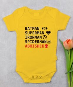 Personalised Baby Names Rompers & T-Shirts