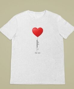 Alternative view of Personalised Couple T-Shirts for Pre-Wedding Photoshoots & Anniversary