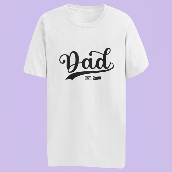 Alternative view of Personalised T-Shirts for Dads – Father’s Day Gifts