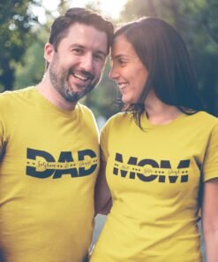 Alternative view of Personalised T-Shirts for Mom & Dad - Gift for Parents