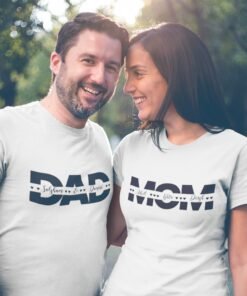 Personalised T-Shirts for Mom & Dad - Gift for Parents