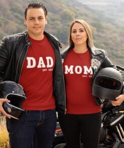 Personalised T-Shirts for Mom & Dad - Gift for Parents