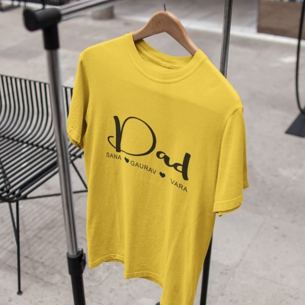 Alternative view of Personalised T-Shirts for Dads – Father’s Day Gifts