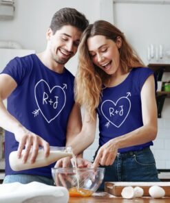 Alternative view of Personalised Couple T Shirts for Pre-Wedding Photoshoots & Anniversary