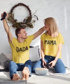Alternative view of Personalised T-Shirts for Mom & Dad - Gift for Parents