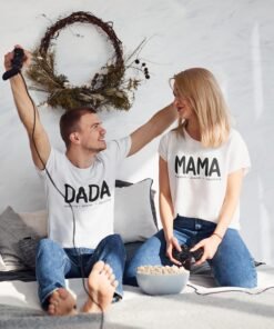 Personalised T-Shirts for Mom & Dad - Gift for Parents