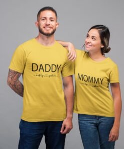 Alternative view of Personalised T-Shirts for Mom & Dad - Gift for Parents