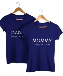 Personalised T-Shirts for Mom & Dad - Gift for Parents