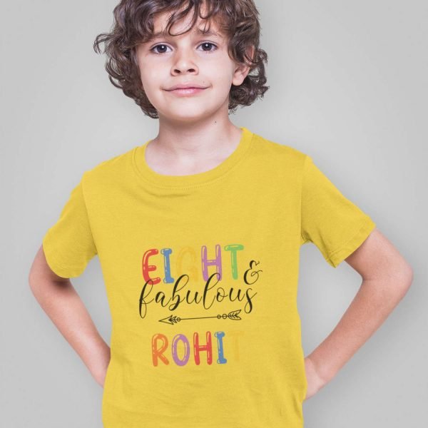 Alternative view of Kids Custom Birthday T-Shirts