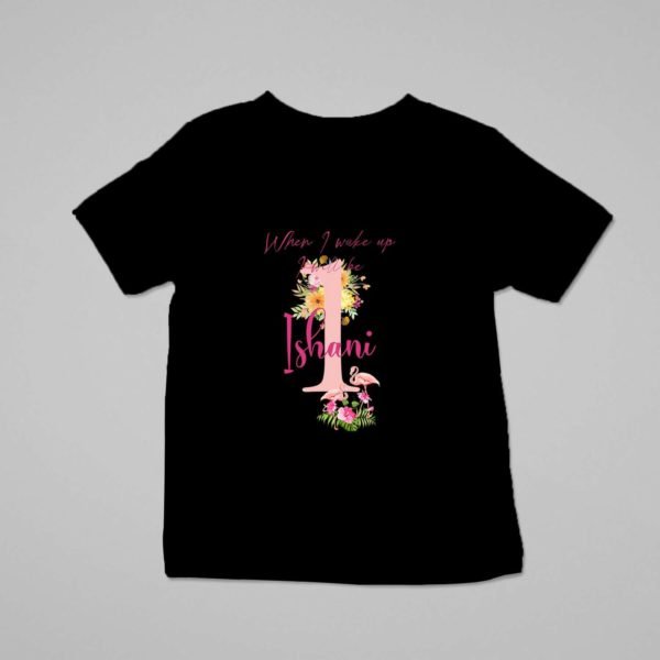 Alternative view of Personalized First Birthday Baby Rompers/T-Shirts