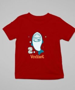 Kids Custom Birthday T-Shirts -Baby Shark Theme