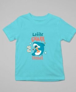 Kids Custom Birthday T-Shirts -Baby Shark Theme