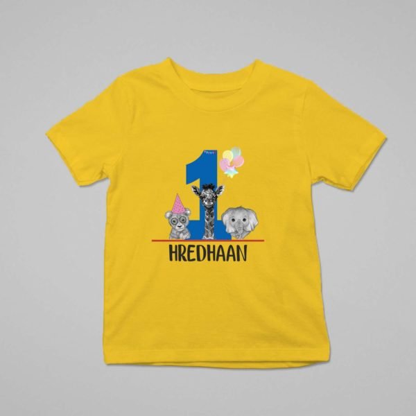 Alternative view of Personalized First Birthday Baby Rompers/T-shirts