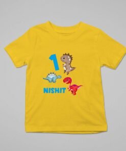 Alternative view of Personalized First Birthday Baby Rompers/T-Shirts