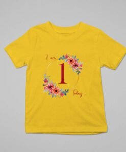 Alternative view of Personalized First Birthday Baby Rompers/T-Shirts