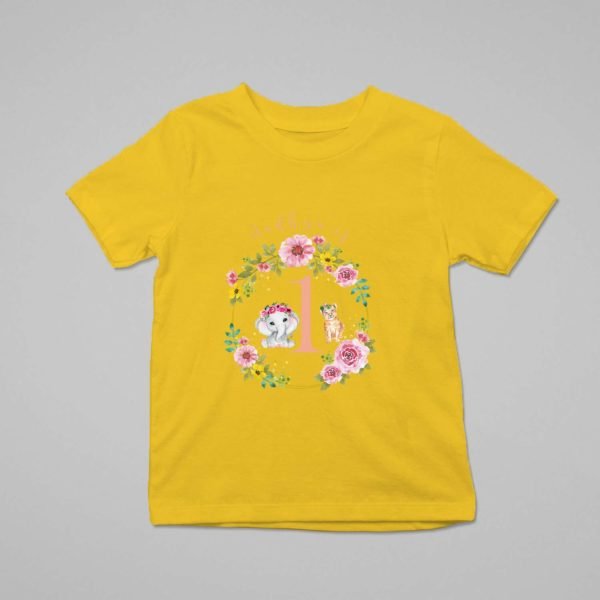 Alternative view of Personalized First Birthday Baby Rompers/T-Shirts