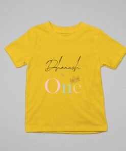 Alternative view of Personalized First Birthday Baby Rompers/T-Shirts
