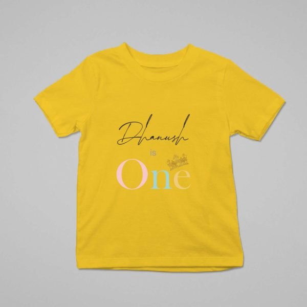 Alternative view of Personalized First Birthday Baby Rompers/T-Shirts