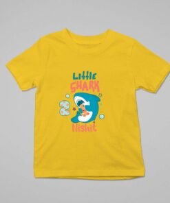 Alternative view of Kids Custom Birthday T-Shirts -Baby Shark Theme