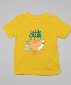 Alternative view of Kids Custom Birthday T-Shirts -Baby Shark Theme