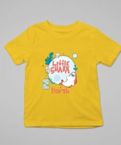 Alternative view of Kids Custom Birthday T-Shirts -Baby Shark Theme
