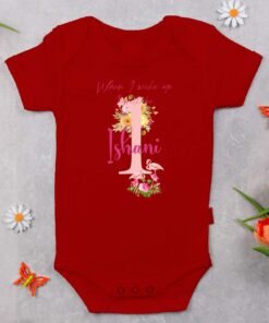 Personalized First Birthday Baby Rompers/T-Shirts