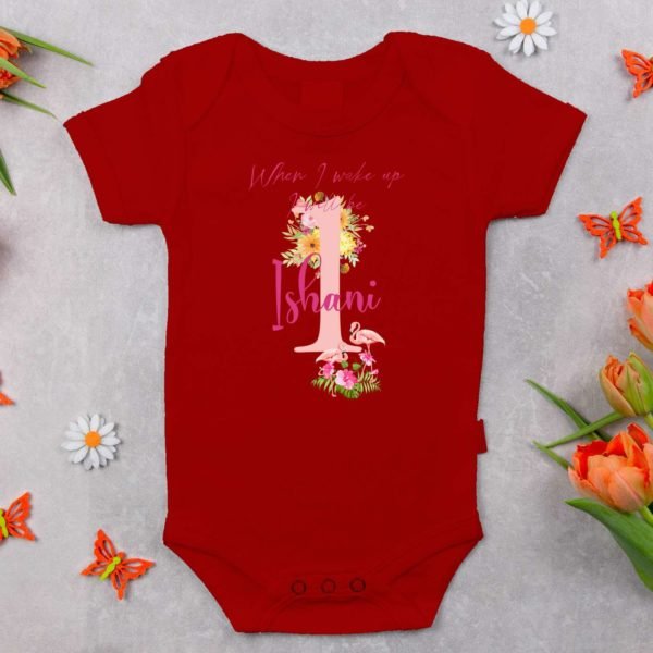Personalized First Birthday Baby Rompers/T-Shirts