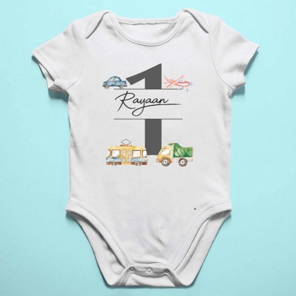 Personalized First Birthday Baby Rompers/T-Shirts