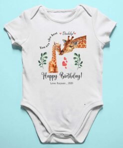 Personalized Happy Birthday Daddy Rompers