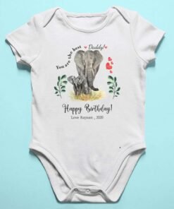 Personalized Happy Birthday Daddy Rompers