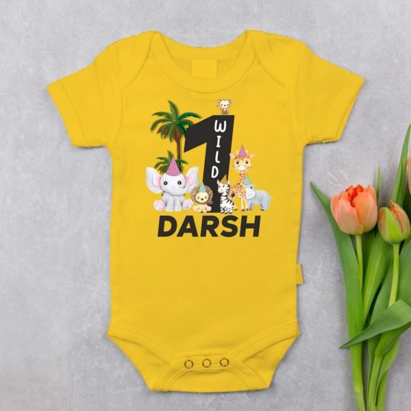 Personalized First Birthday Baby Rompers/T-Shirts