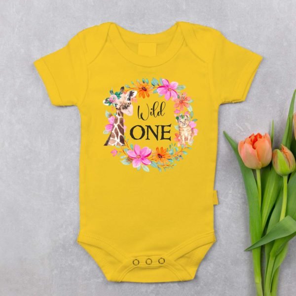 Alternative view of Personalized First Birthday Baby Rompers/T-Shirts