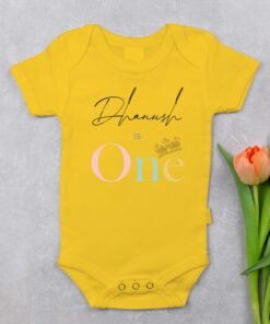 Personalized First Birthday Baby Rompers/T-Shirts