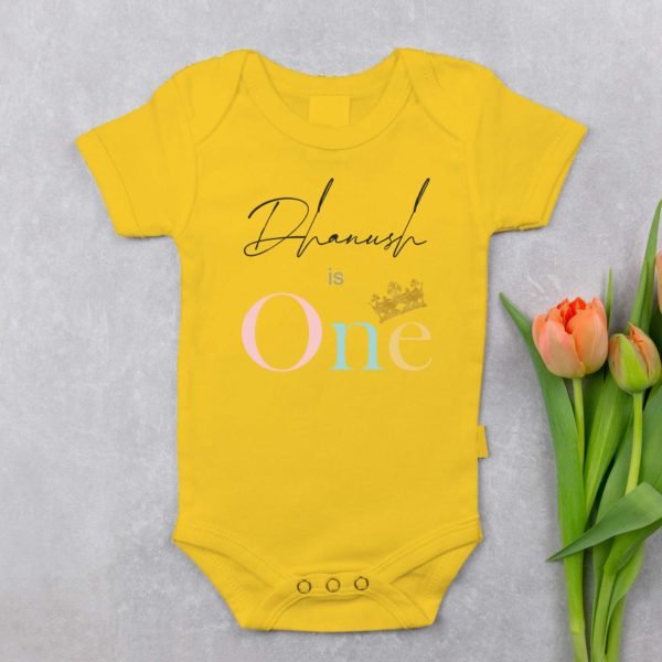 Personalized First Birthday Baby Rompers/T-Shirts